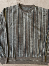 Load image into Gallery viewer, 90s Stripped Knit Sweater - Large
