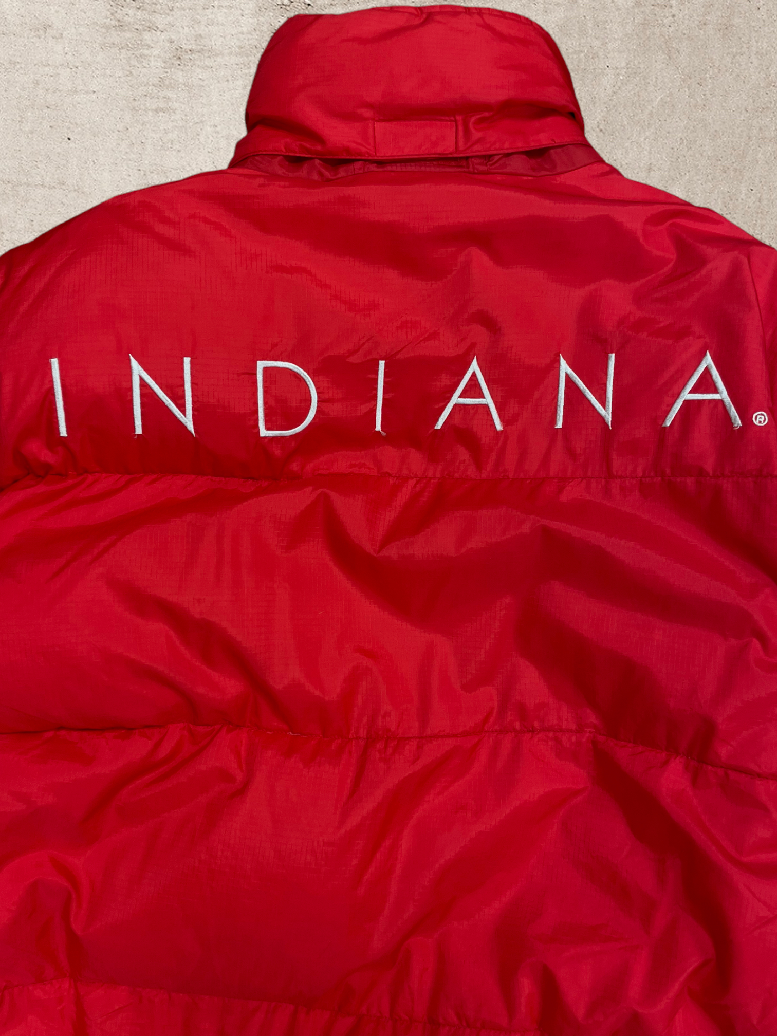 Vintage University of Indiana Puffer Jacket - Large