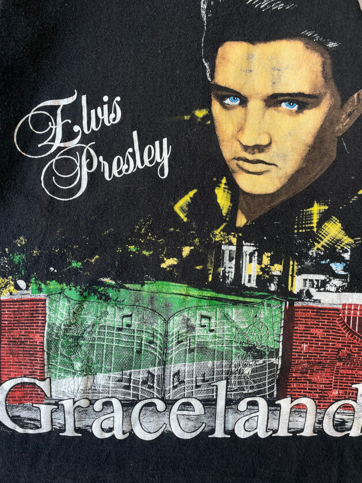 90s Elvis Presley Graceland T-Shirt - Large