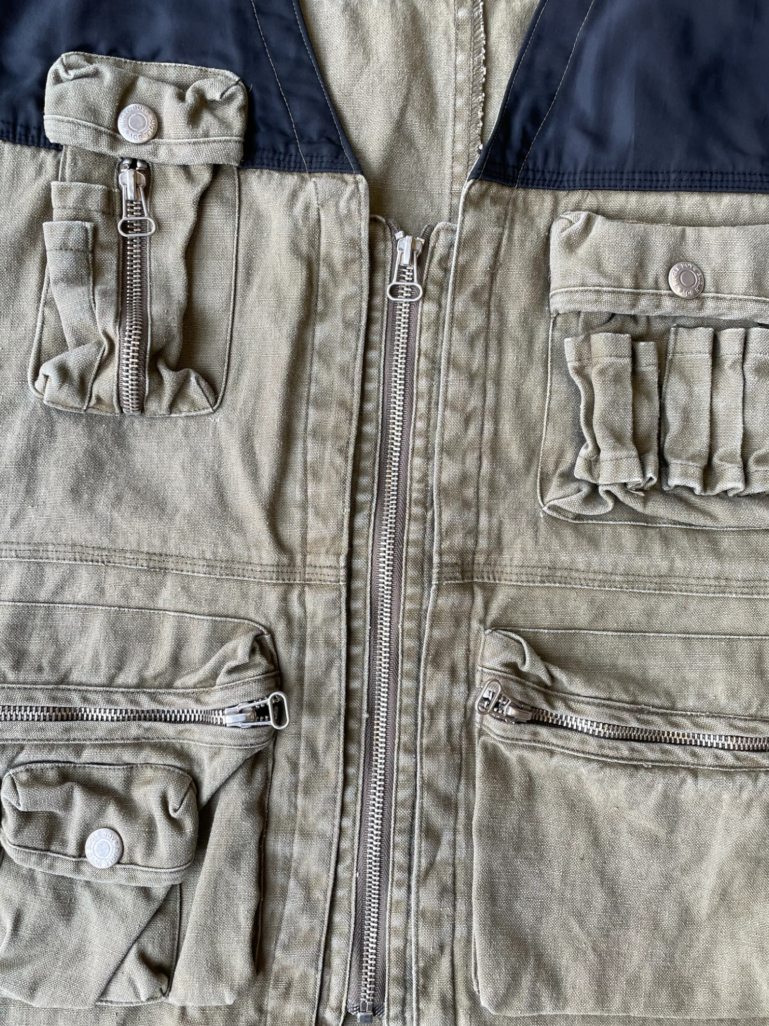 90s Bugle Boy Utility Vest - Large/X-Large