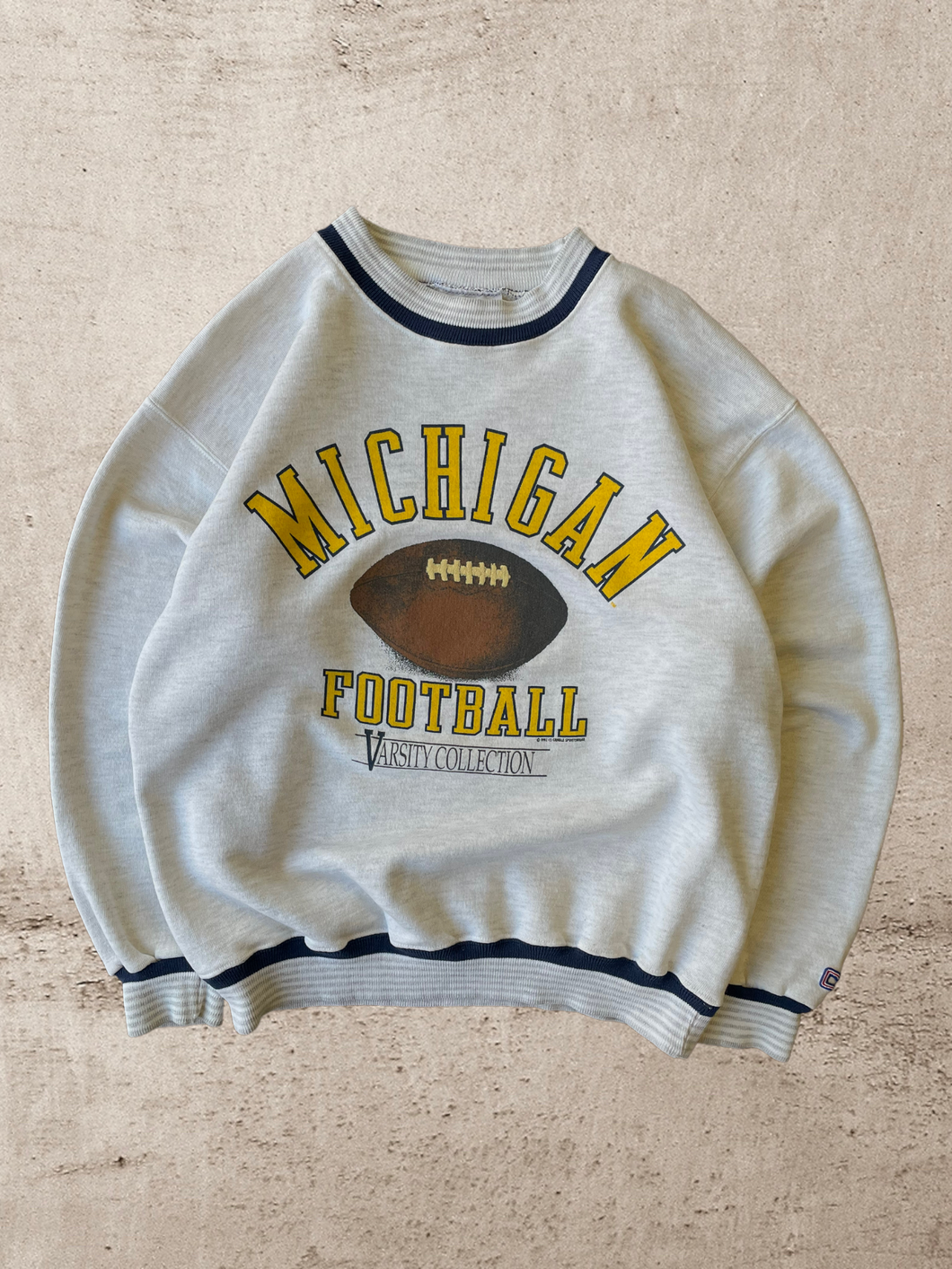 1992 Michigan Wolverines Football Crewneck - Medium