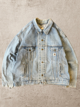 Load image into Gallery viewer, 90s Carhartt Distressed Denim Trucker Jacket - X-Large
