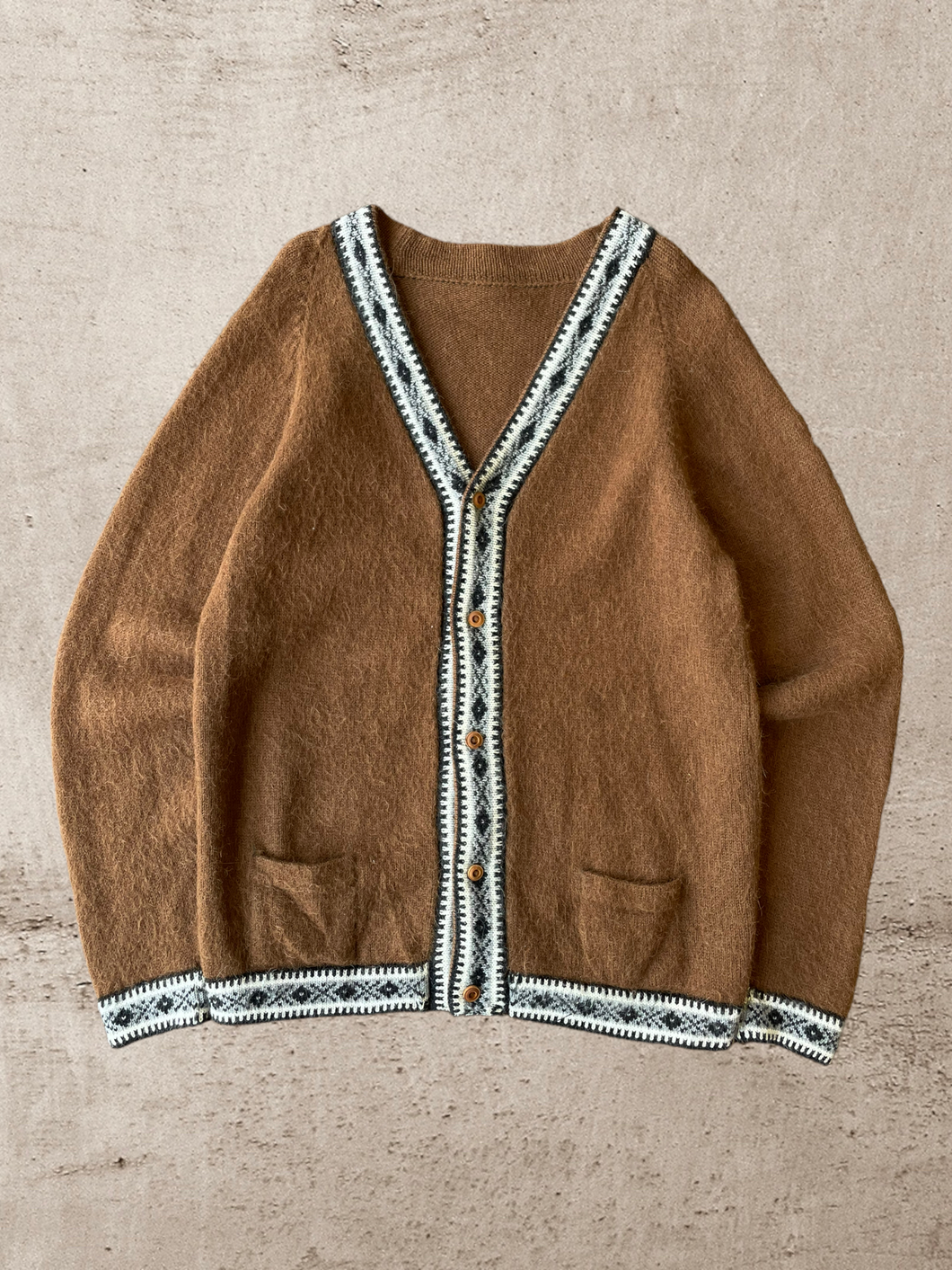 Vintage Knit Cardigan - Large