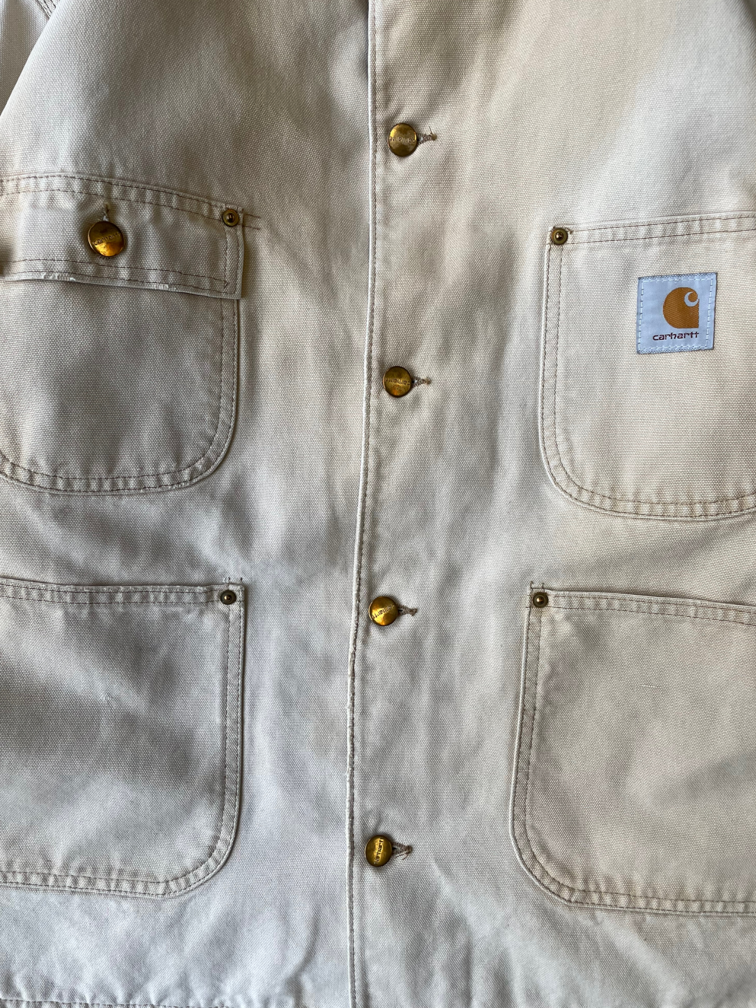 90s Carhartt Blanket Lined Chore Jacket - Large