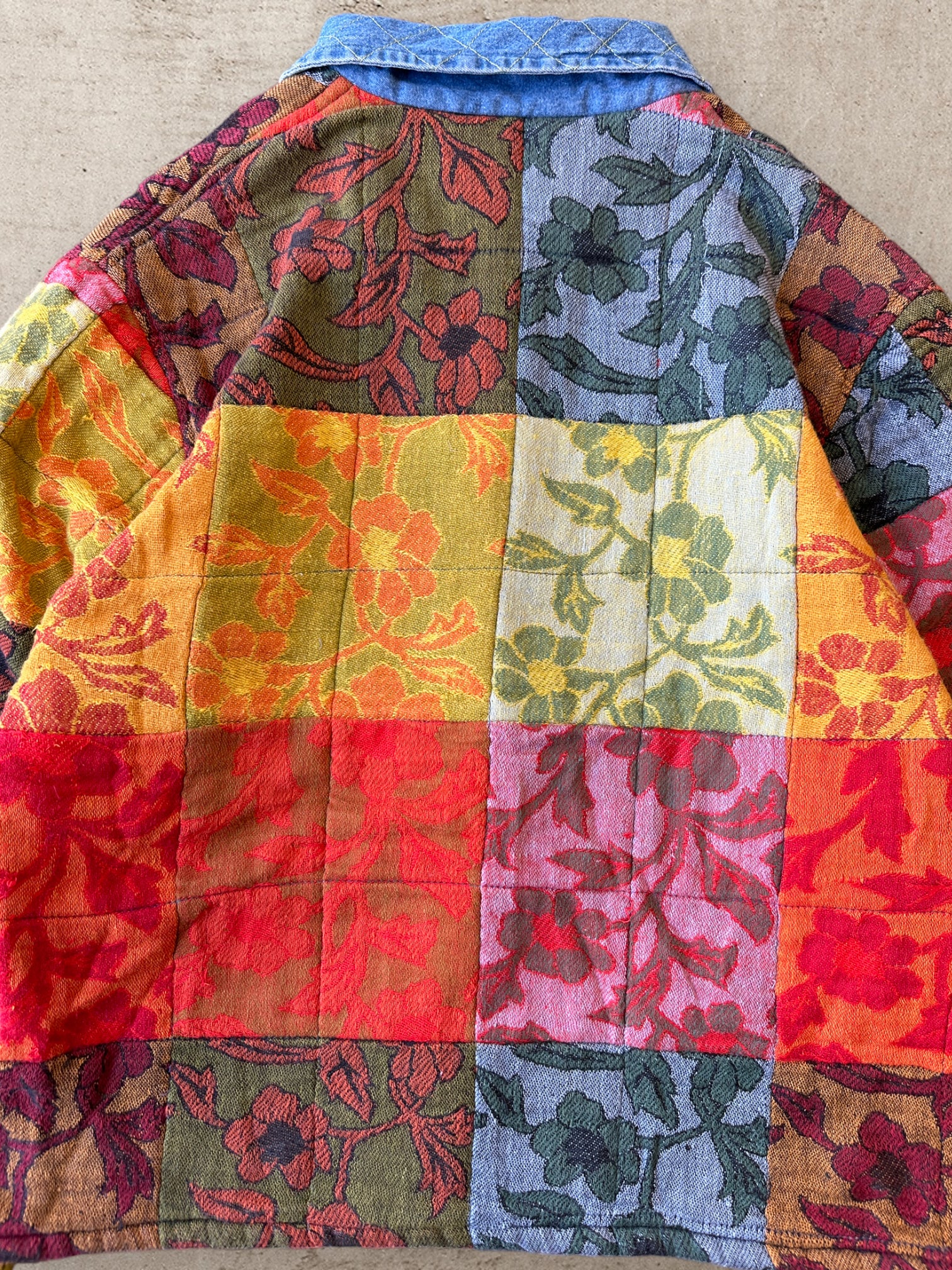 90s Tantrums Patchwork Floral Jacket - Medium