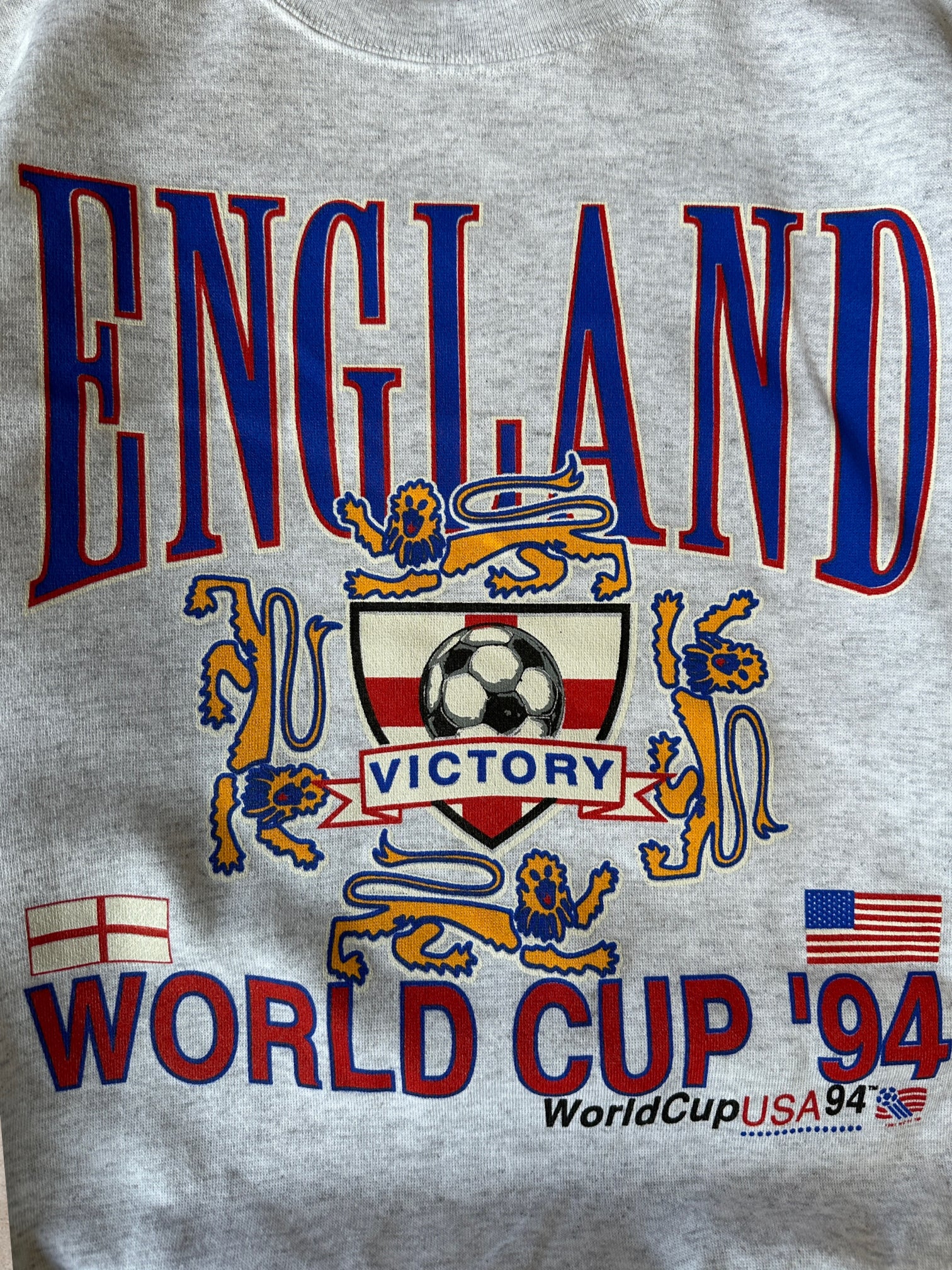 1994 England World Cup Soccer Crewneck - Large