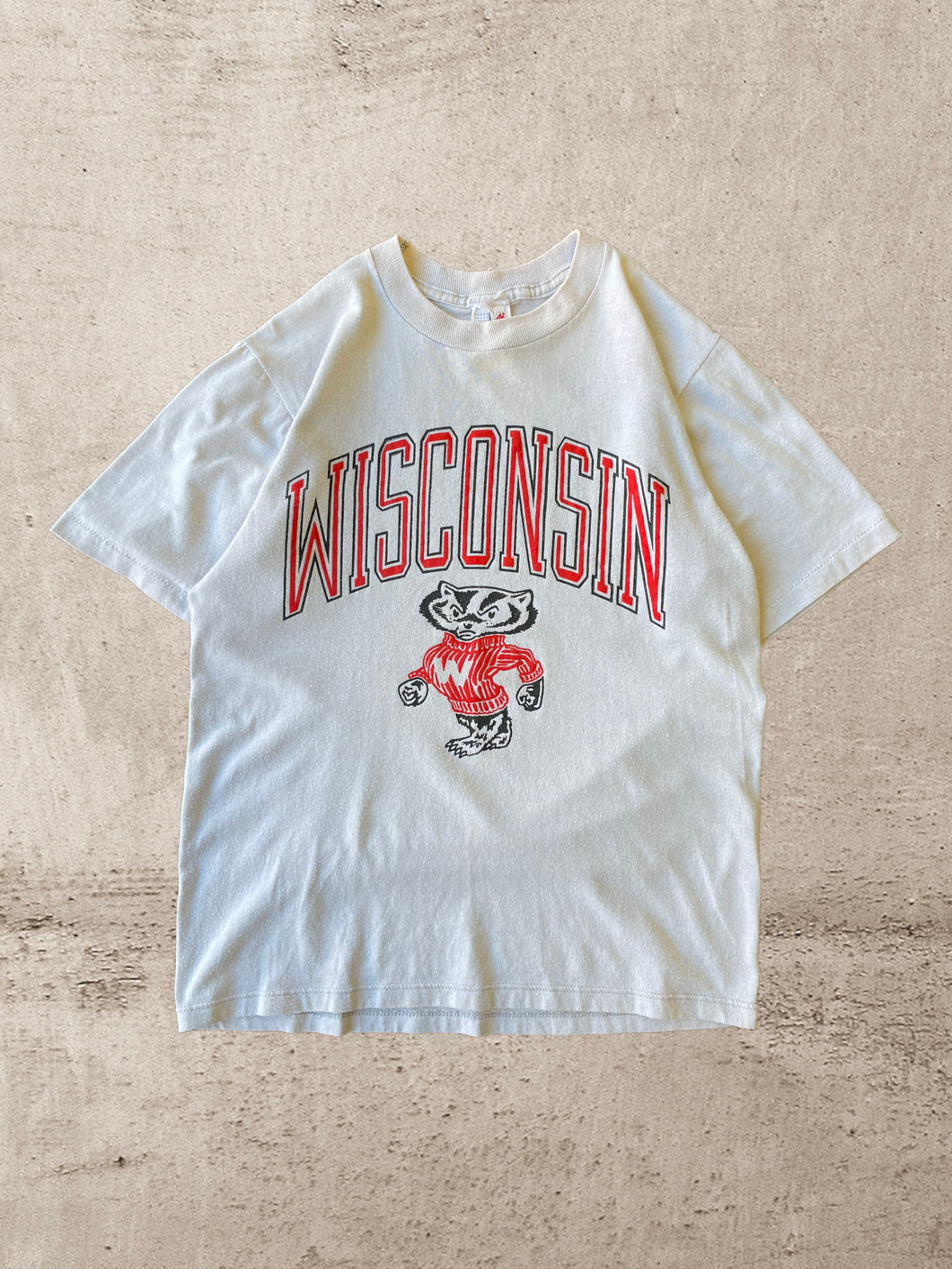 80s University of Wisconsin T-Shirt - Medium