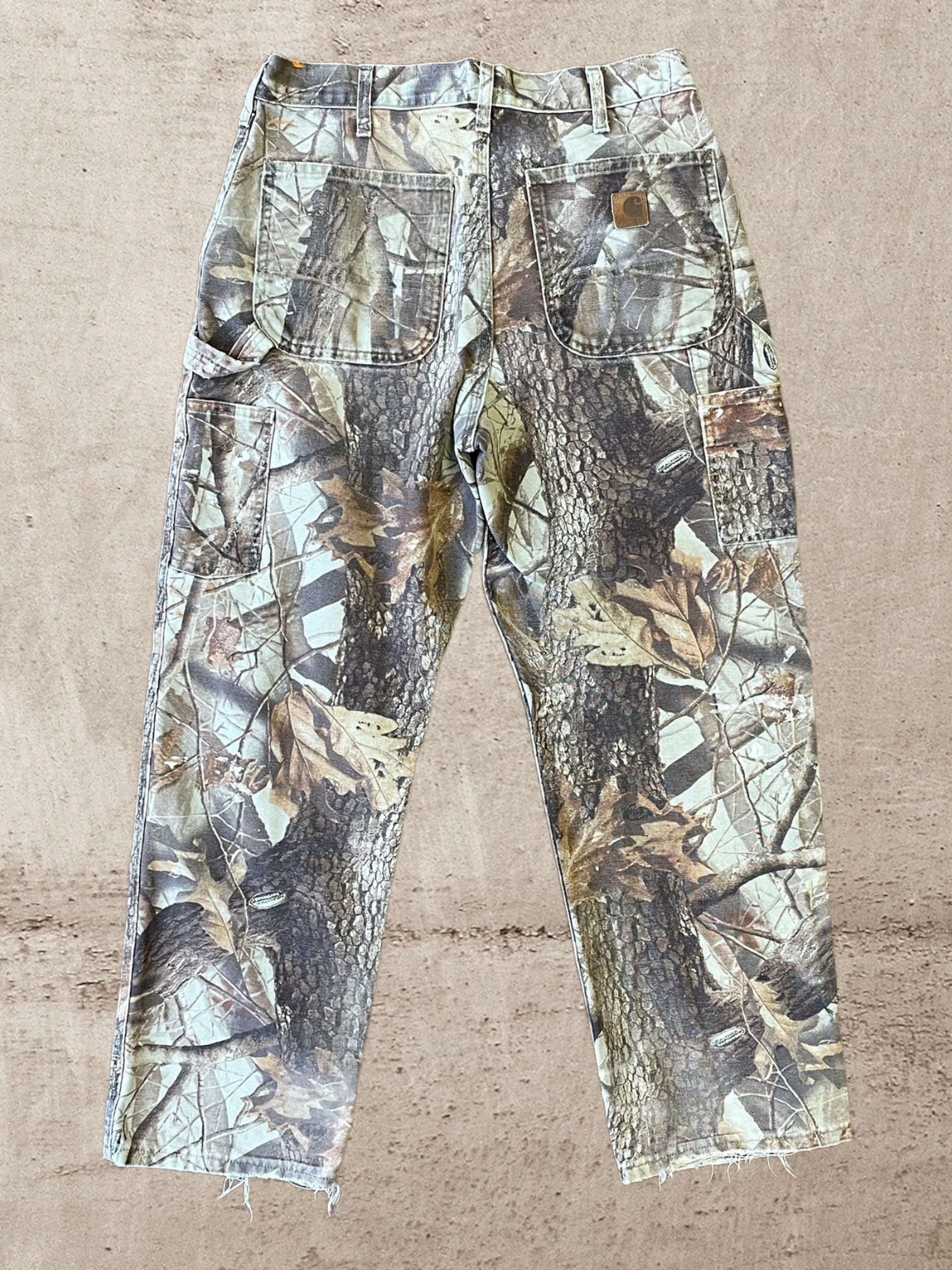 90s Carhartt Real Tree Camo Carpenter Utility Pants - 32x29