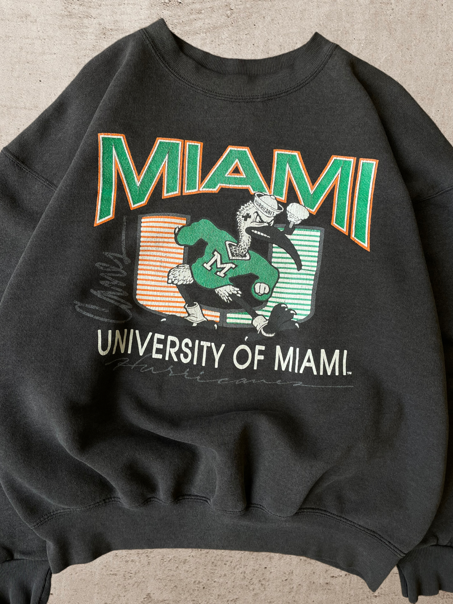 90s Miami University Hurricanes Crewneck - Large