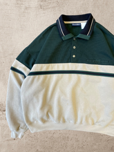 Load image into Gallery viewer, 90s Colorblock Polo Crewneck - Large
