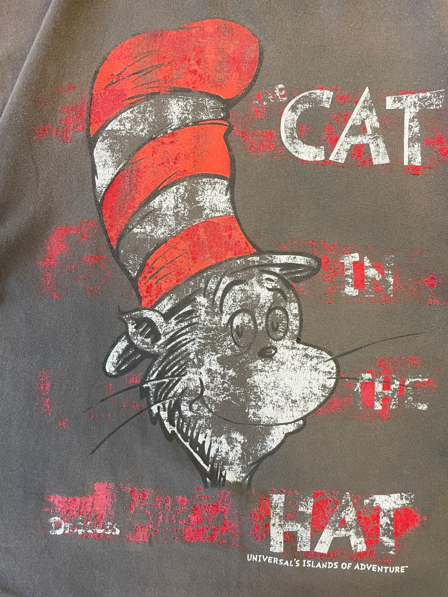 90s Cat in The Hat T-Shirt - Large