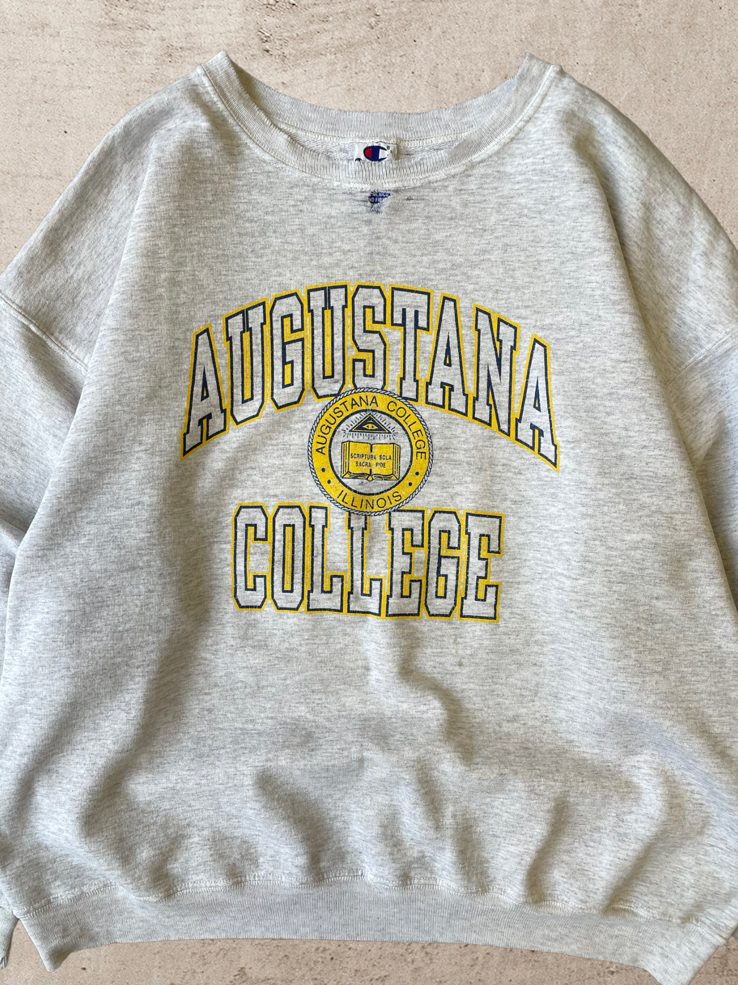 Vintage Augustana College Crewneck - Large