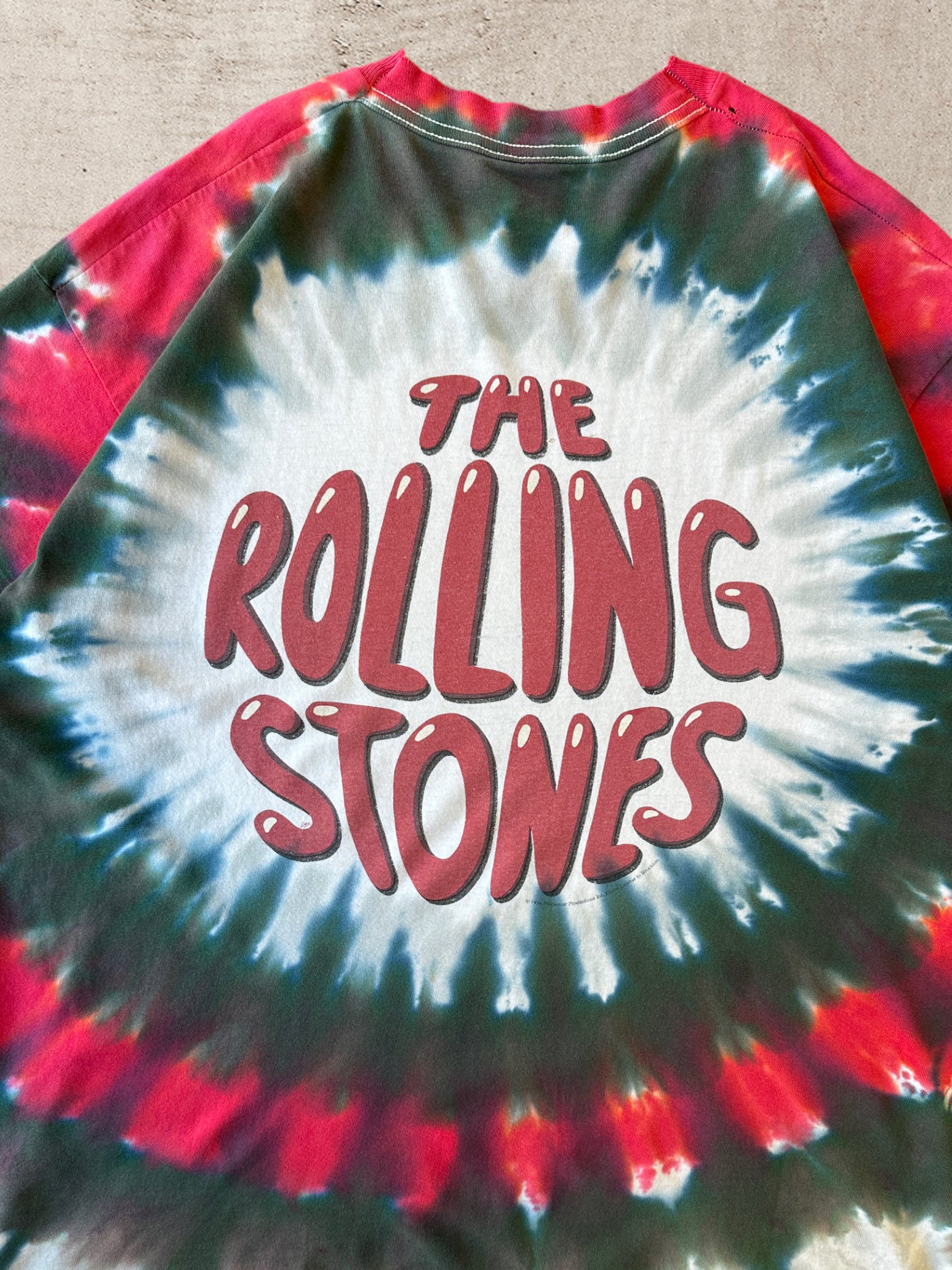 1994 Rolling Stones Tie Dye Shirt - XL