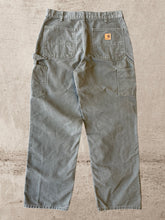 Load image into Gallery viewer, Vintage Carhartt Green Carpenter Pants - 33x30
