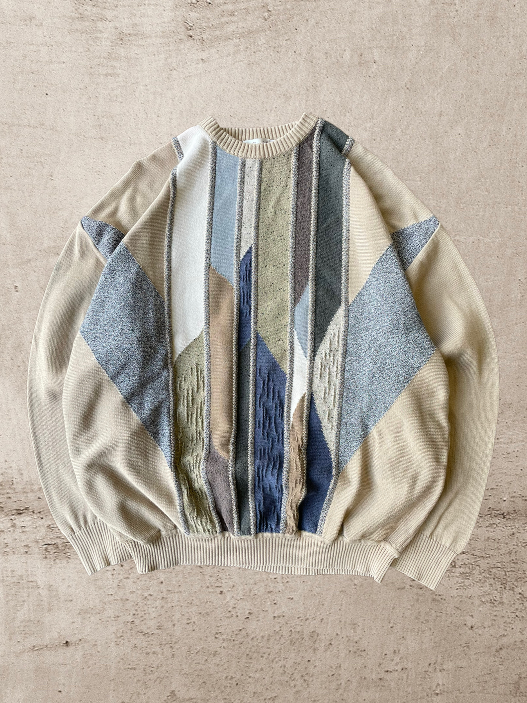 90s St. Croix Multicolor Knit Sweater - XL