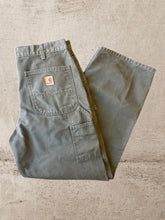 Load image into Gallery viewer, Vintage Carhartt Green Carpenter Pants - 33x30
