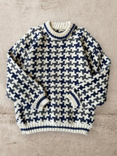 Load image into Gallery viewer, Vintage Hand Loomed  Knit Sweater - Large
