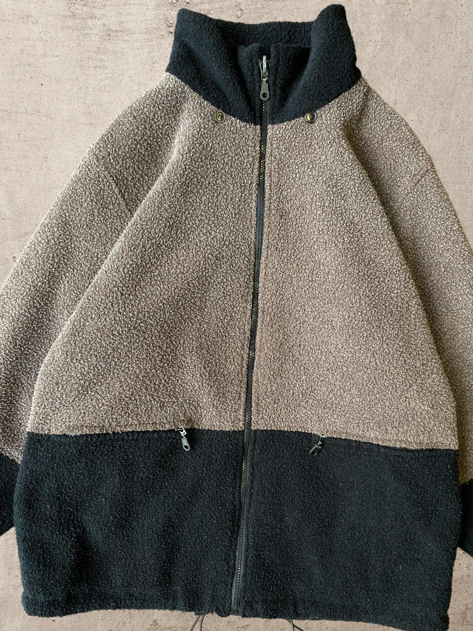 90s Reversible Fleece Jacket - XL
