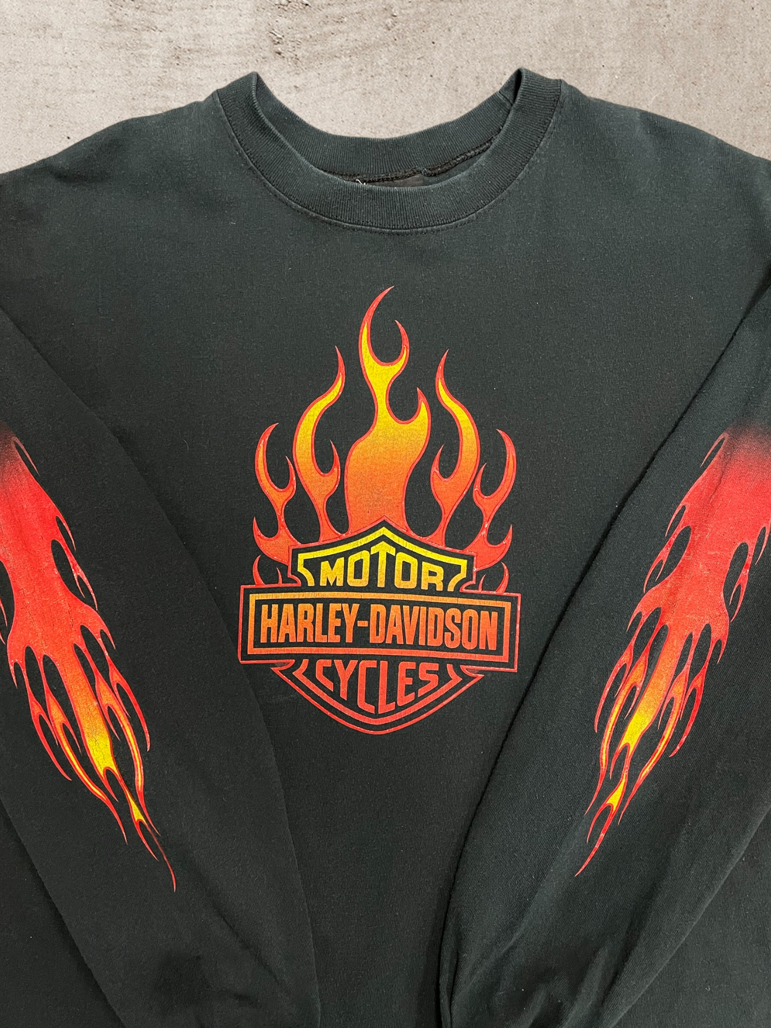 90s Harley Davidson Long Sleeve T-Shirt - X-Large