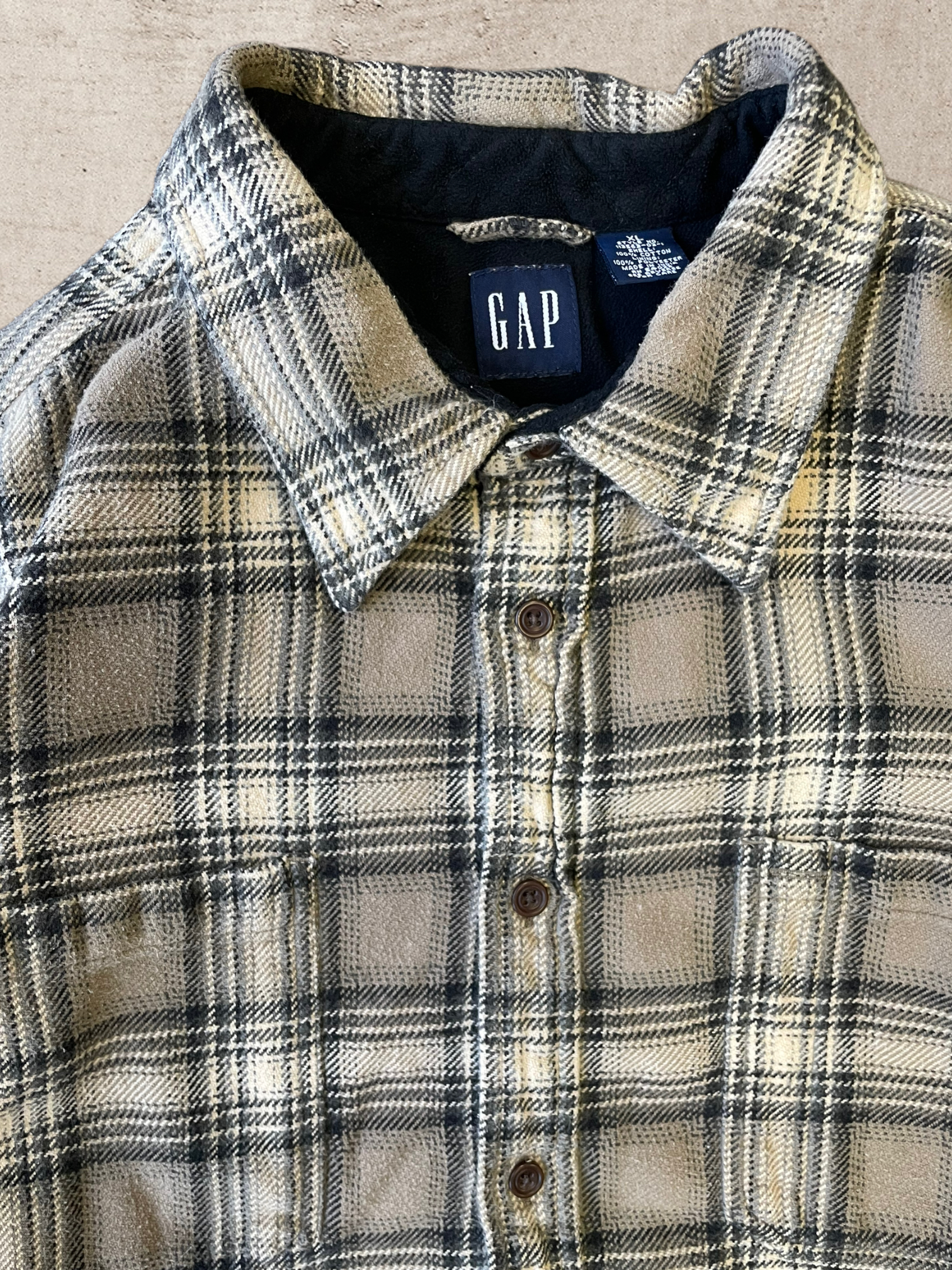 Vintage Gap Plaid Flannel - XL