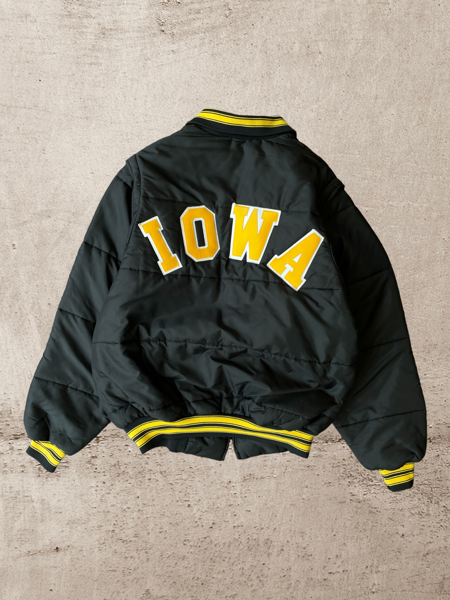 80s Iowa University Convertible Jacket/Vest - Large