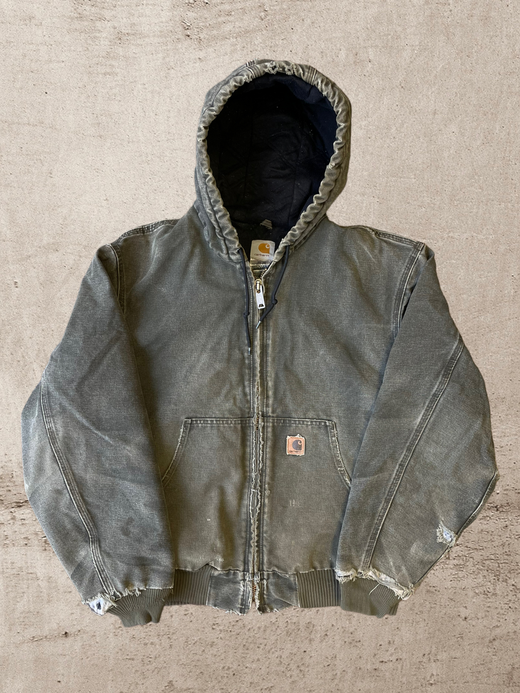 Vintage Carhartt Hooded Jacket - Large