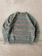 Load image into Gallery viewer, Vintage Multicolor Knit Sweater - Large
