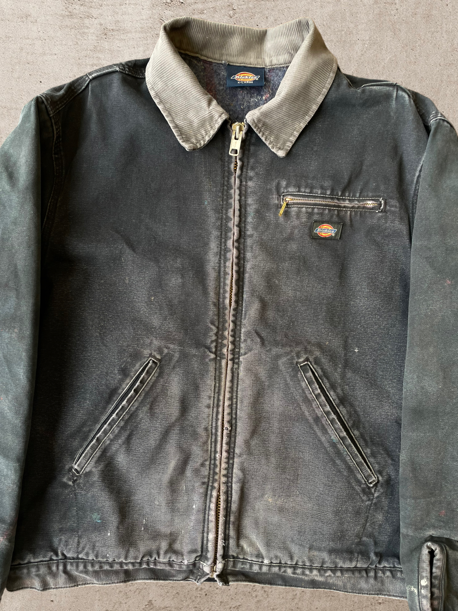 90s Distressed Dickies Detroit Blanket Lined Jacket - XL