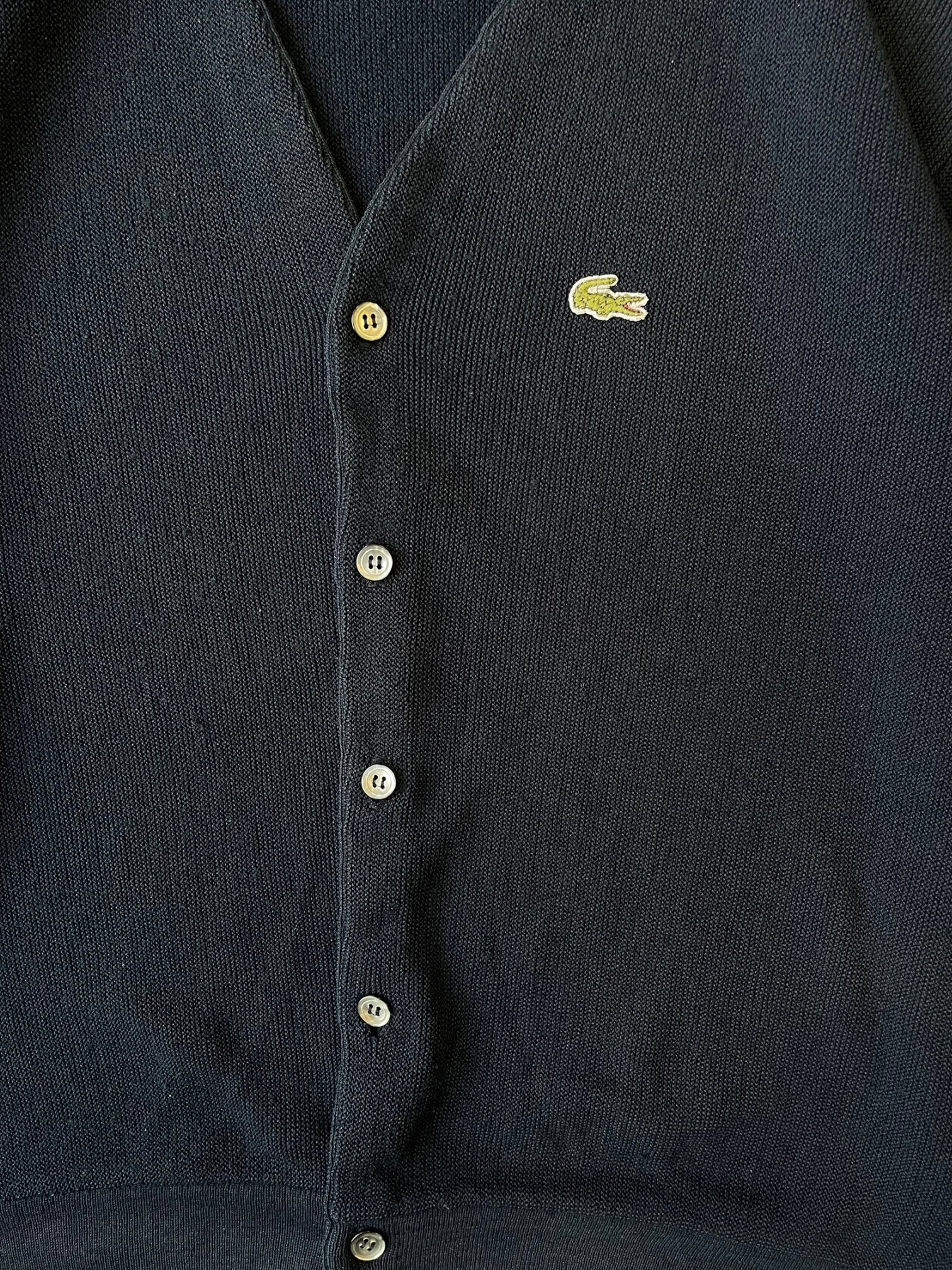 90s Blue Lacoste Cardigan - X-Large