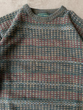 Load image into Gallery viewer, Vintage Multicolor Knit Sweater - Large
