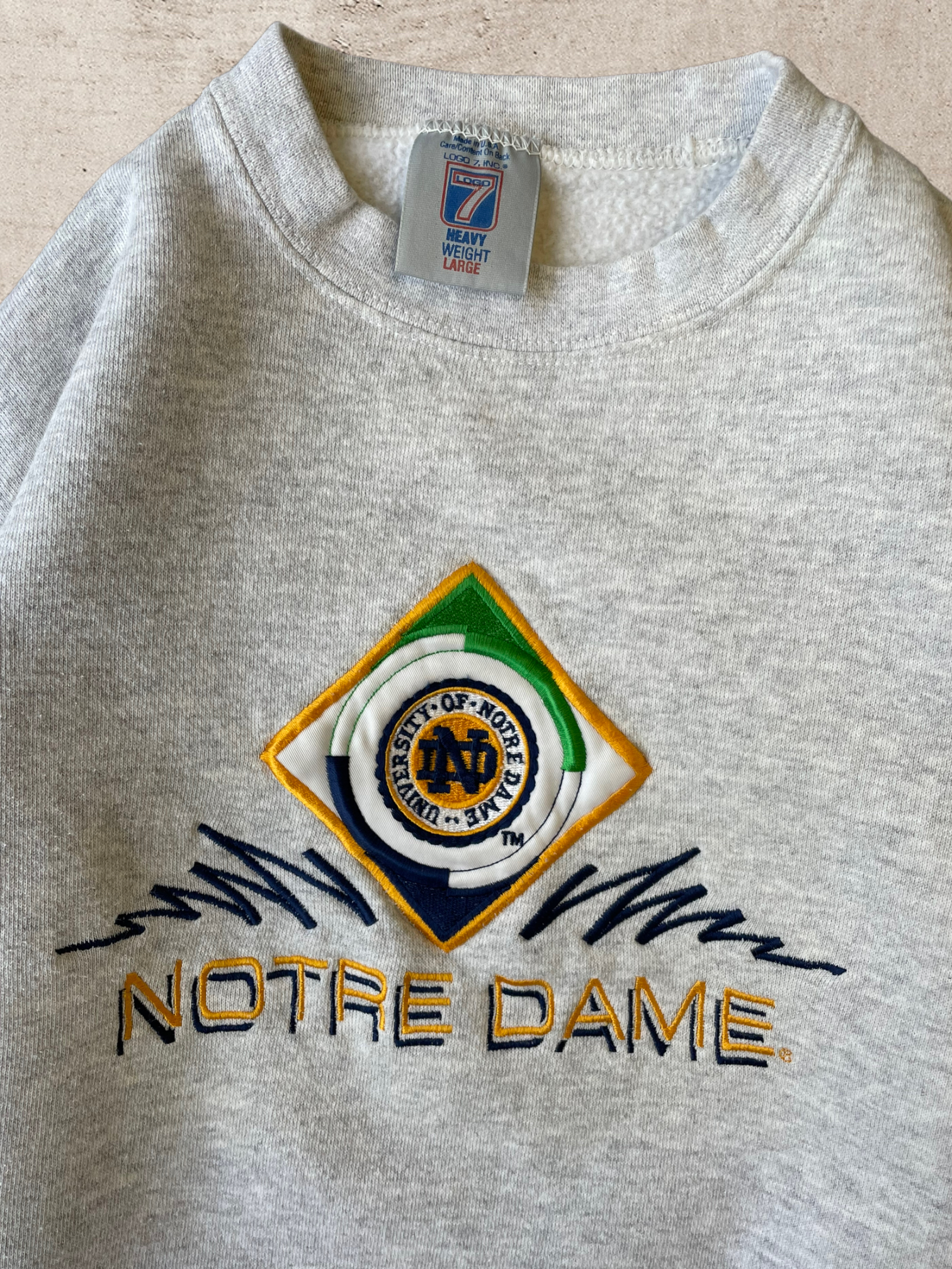 90s University of Notre Dame Crewneck - Large