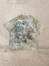 Load image into Gallery viewer, 90s Liquid Blue Nature Bear T-Shirt - XL
