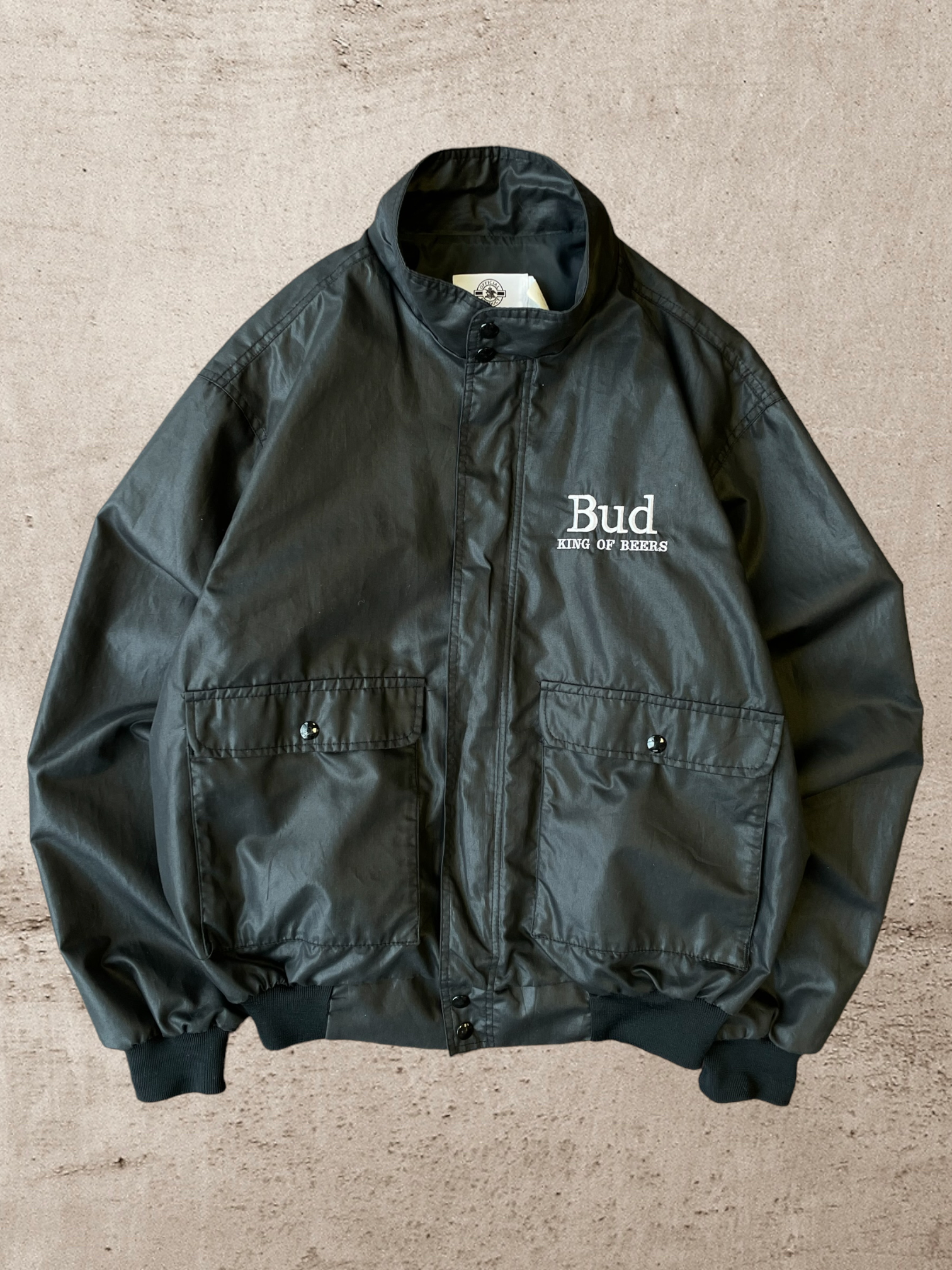 90s Bud King of Beers Windbreaker Jacket - X-Large