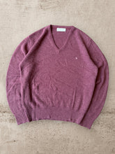 Load image into Gallery viewer, 90s Christian Dior Burgundy Knit Sweater - Large
