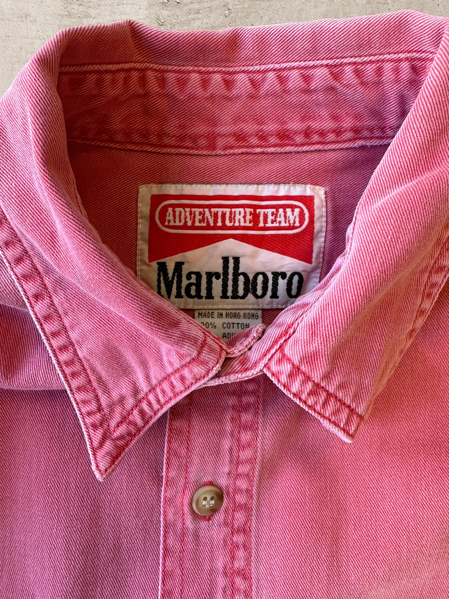 90s Marlboro Cigarettes Button Up Shirt - Large