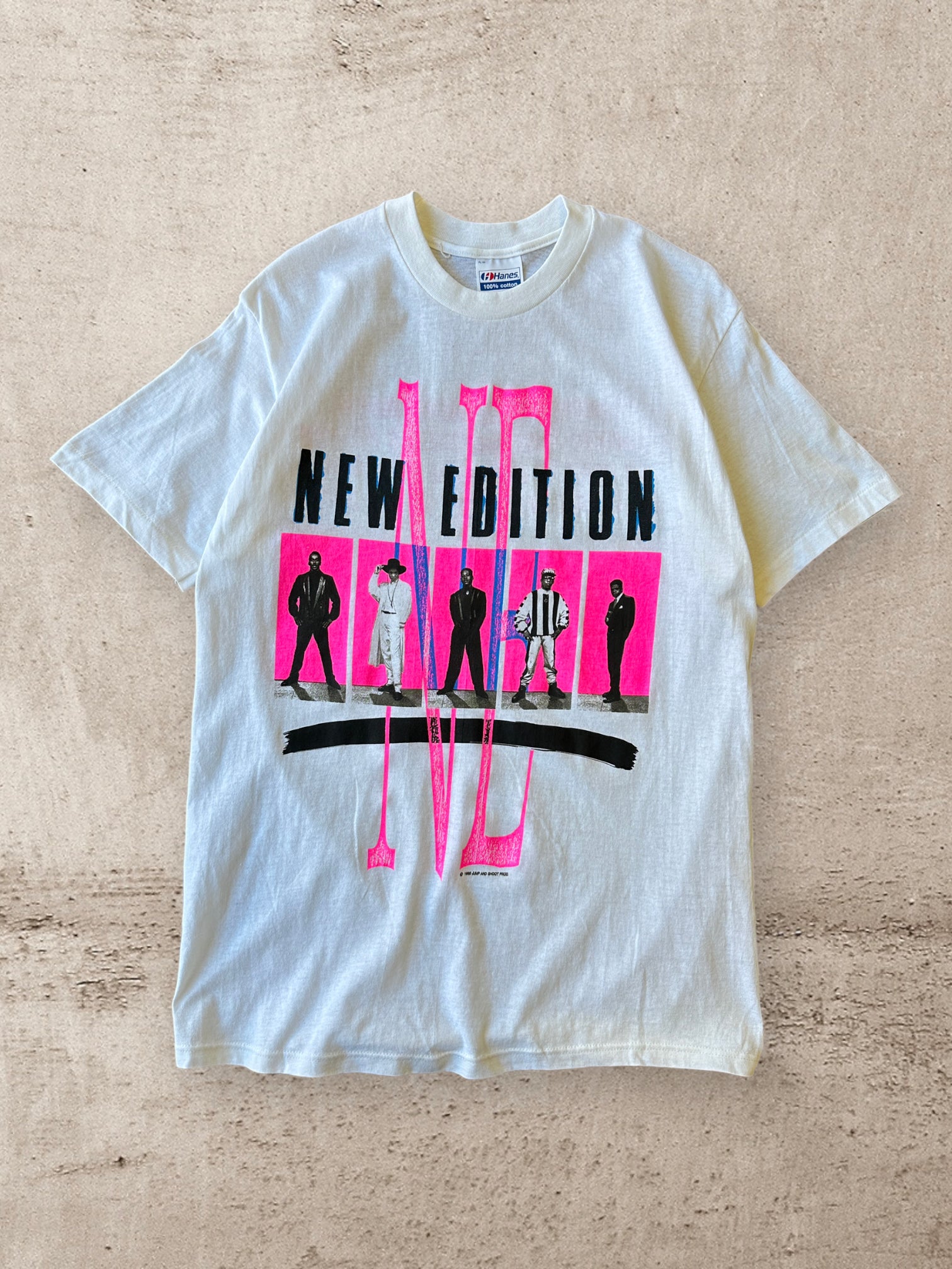 1988 New Edition Bobby Brown R&B T-Shirt - Medium