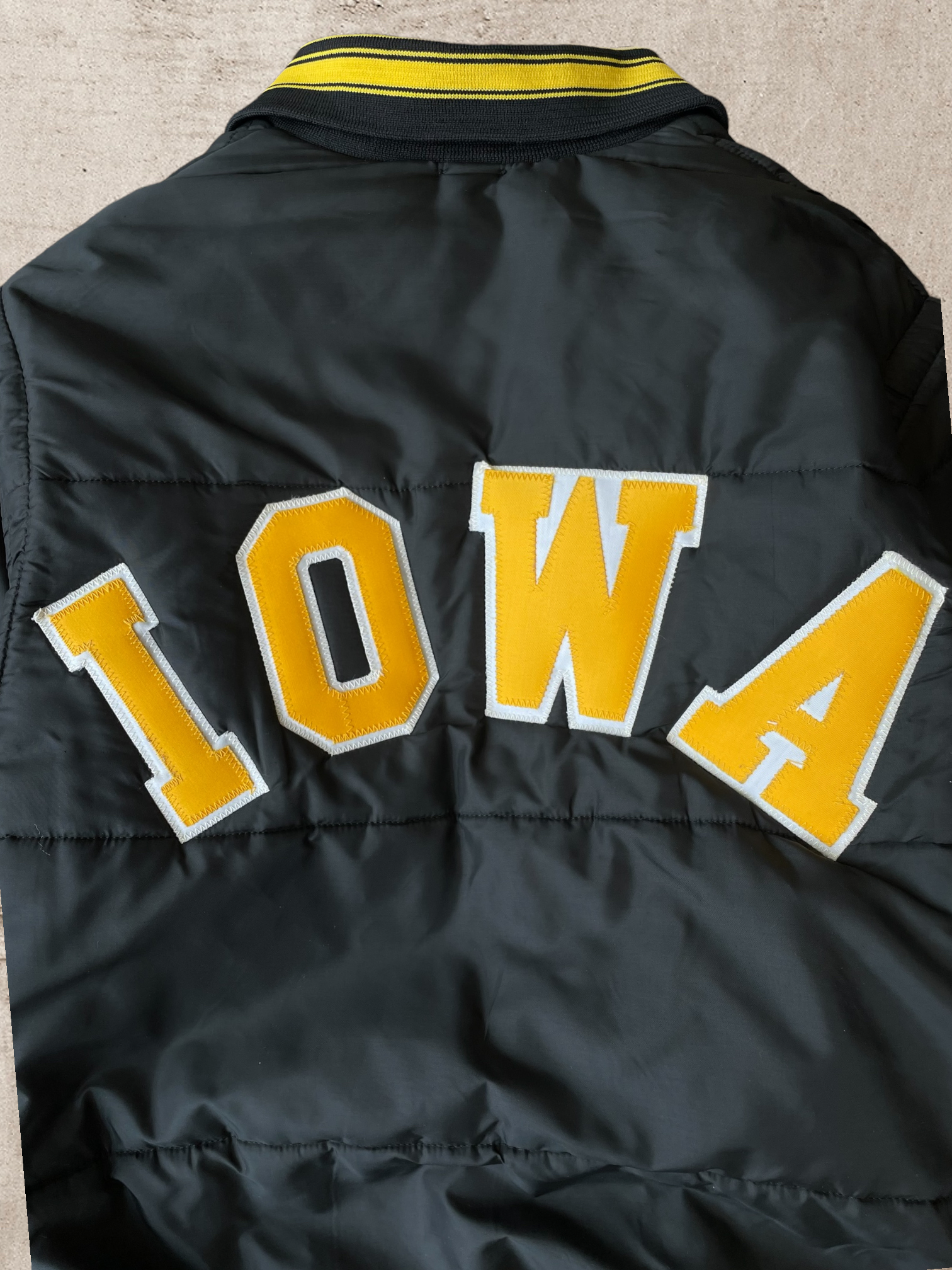 80s Iowa University Convertible Jacket/Vest - Large
